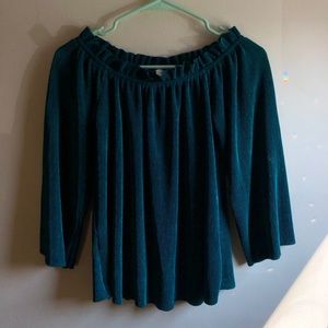 Silky Teal Blouse